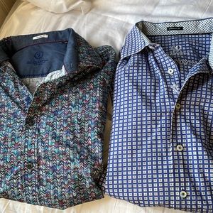 Bugatchi Mens dress shirts 2 for 1!